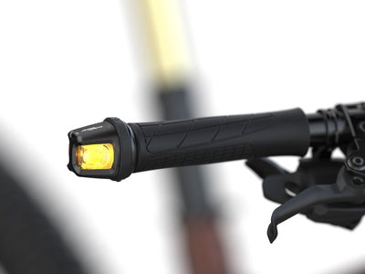 Busch Müller, lumières, turntec t2, indicateurs de vélo et de vélo électrique, alimentés par batterie, pour montage sur guidon, homologués selon les réglementations stvzo et onu