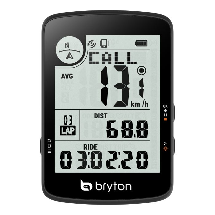 Bryton - Bicycle Computer GPS Rider 17e Power on en Go