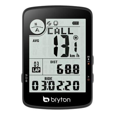 Bryton - Bicycle Computer GPS Rider 17e Power on en Go