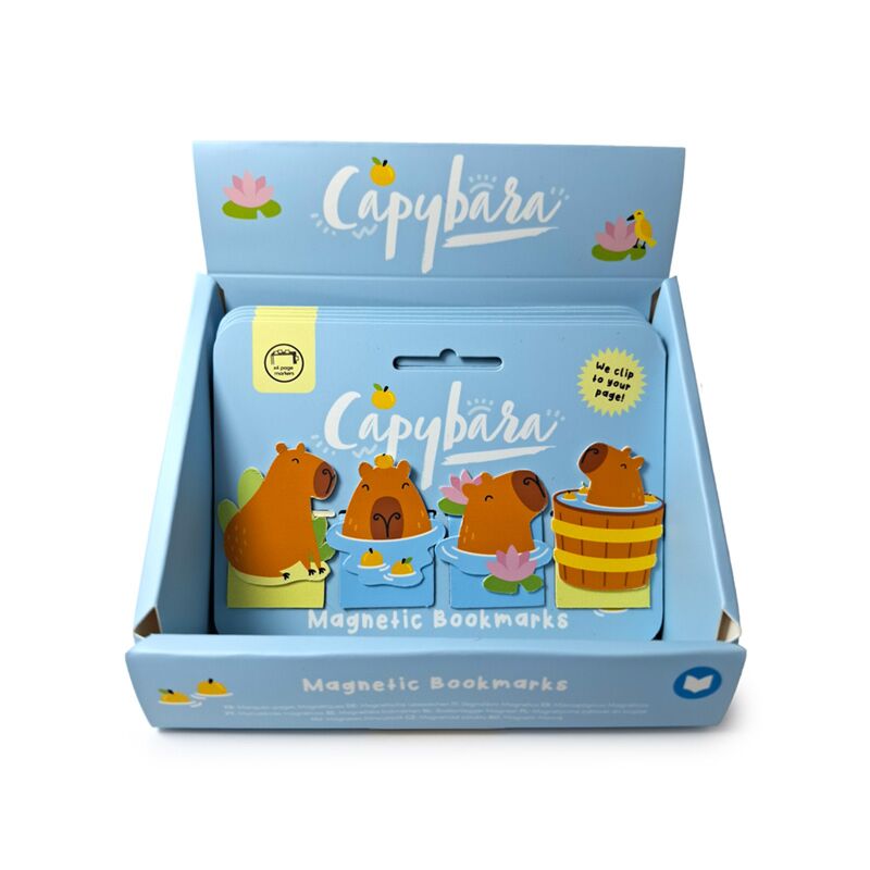 Ensemble de marque-pages magnétiques Capybara