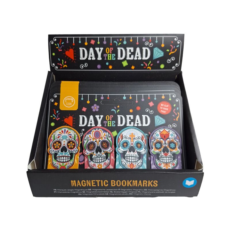 Ensemble de marque-pages magnétiques Dia de los muertos