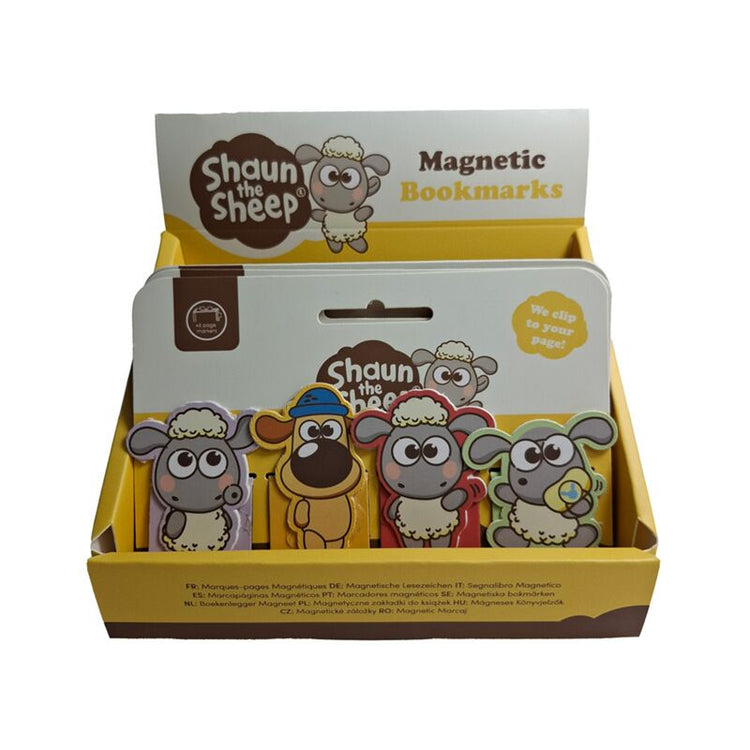 Ensemble de marque-pages magnétiques Kawaii mignon Shaun le mouton
