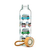 Volkswagen van VW T1 Summer SURF 500 ml Bouteille d'eau en verre