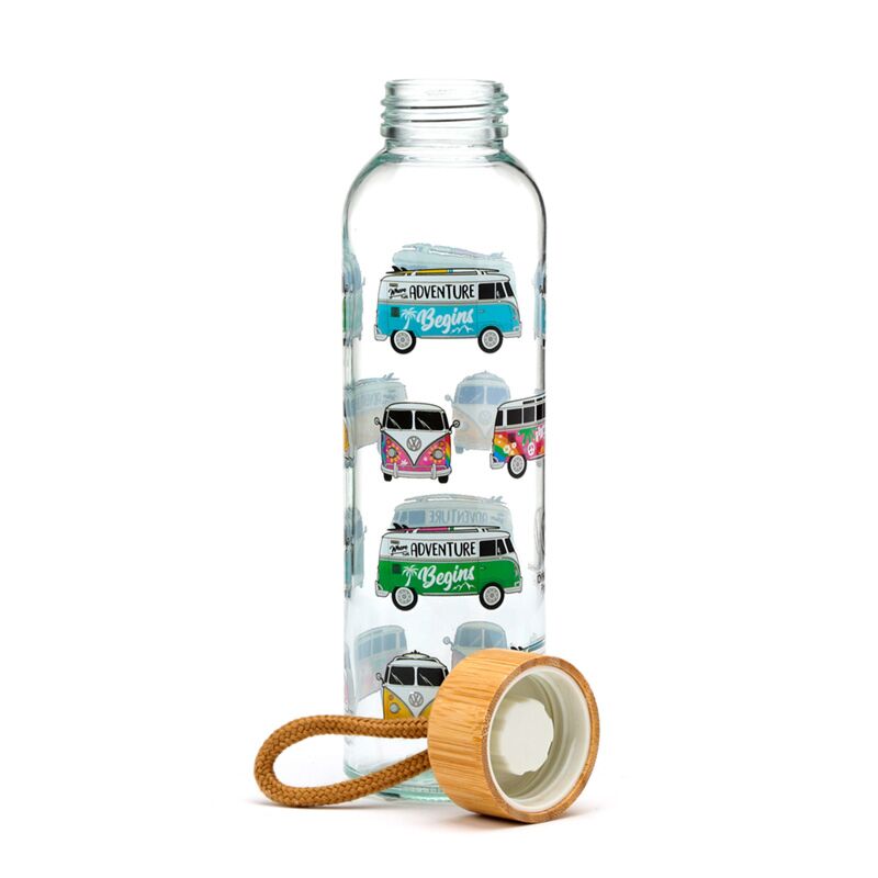 Volkswagen van VW T1 Summer SURF 500 ml Bouteille d'eau en verre