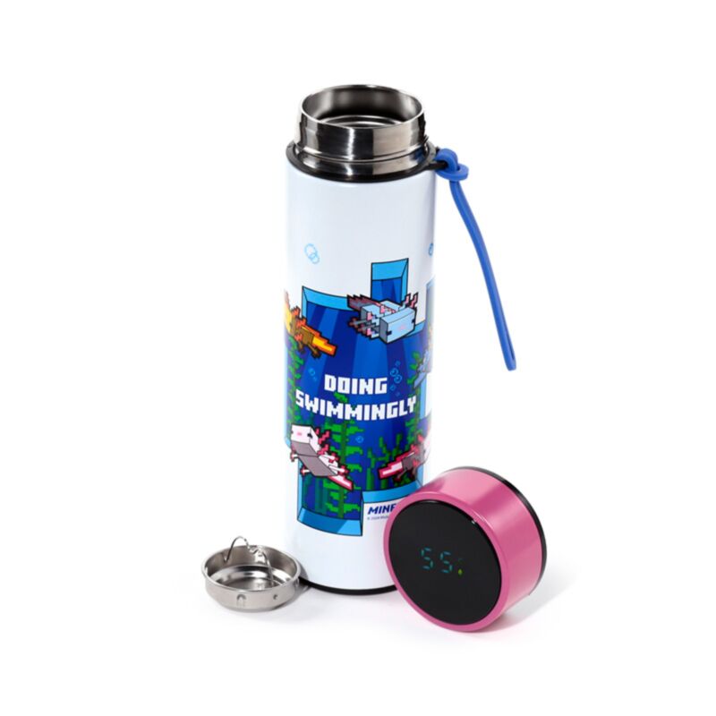 Thermomètre Minecraft Axolotl Thermosfless 450 ml