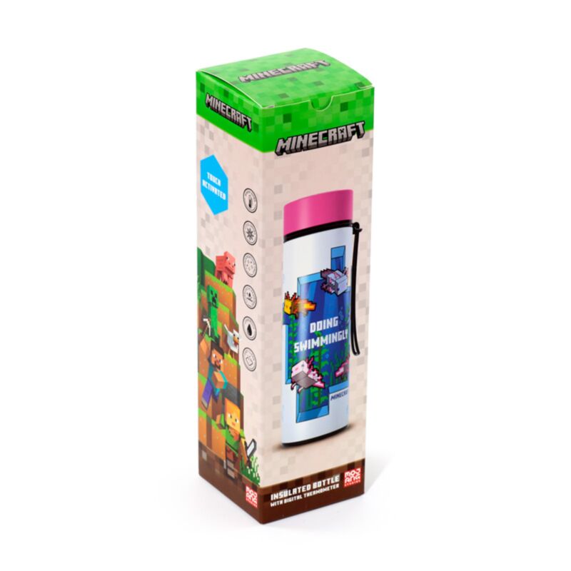 Thermomètre Minecraft Axolotl Thermosfless 450 ml
