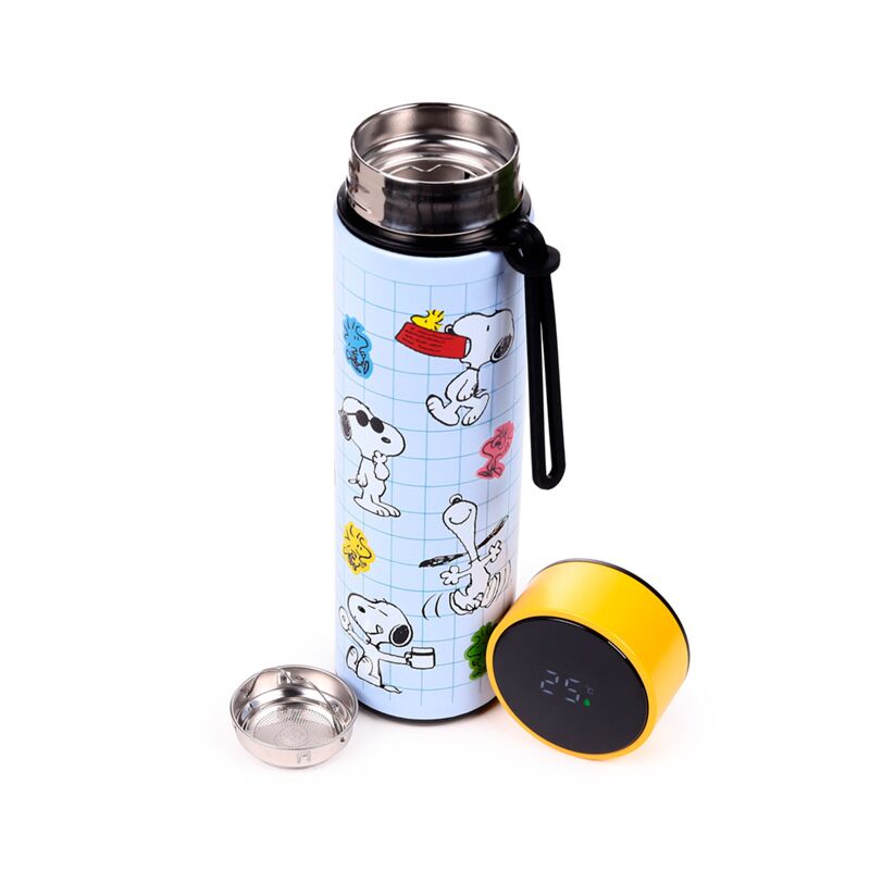 Thermomètre thermos Peanuts Snoopy Woodstock 450 ml