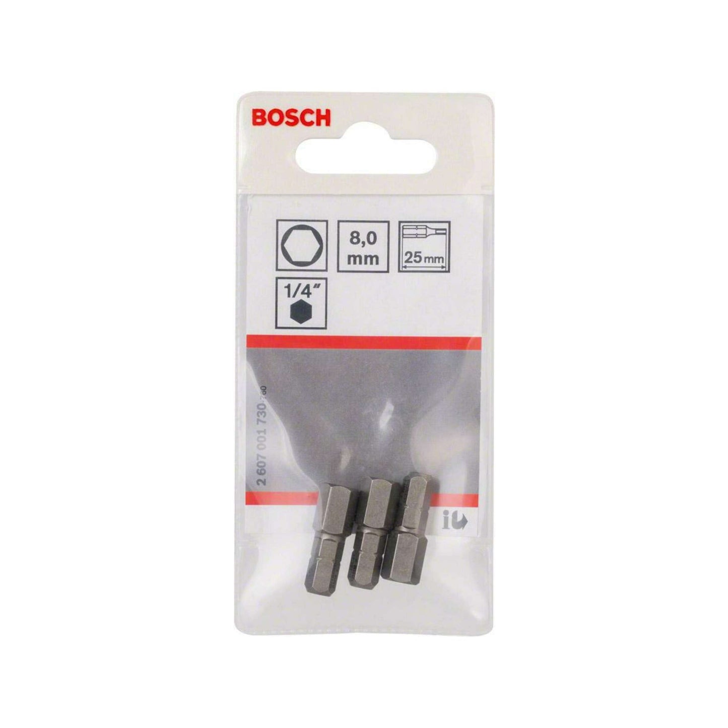 Embout de tournevis Bosch Prof hexagonal HEX8 (3)