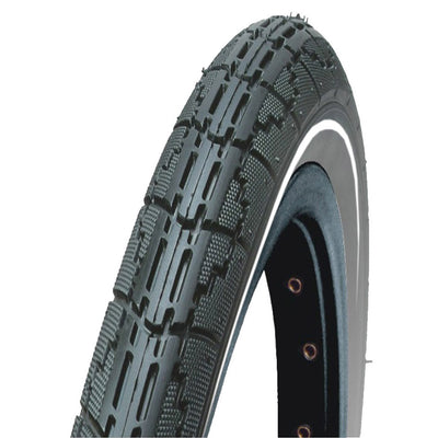 Tire Dutch Perfect 20 x 1,75 47-406 Anti-Leak-Black avec réflexion