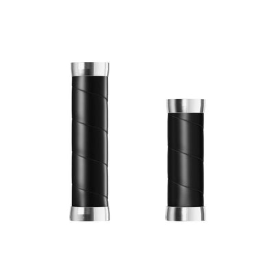 Poignées fines en cuir Brooks (100+130 mm) - noires