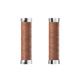 Poignées fines en cuir Brooks (130+130 mm) - beige foncé