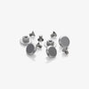 Rivets menacés en aluminium Brooks pour cambium spécial - argent (5 pièces)