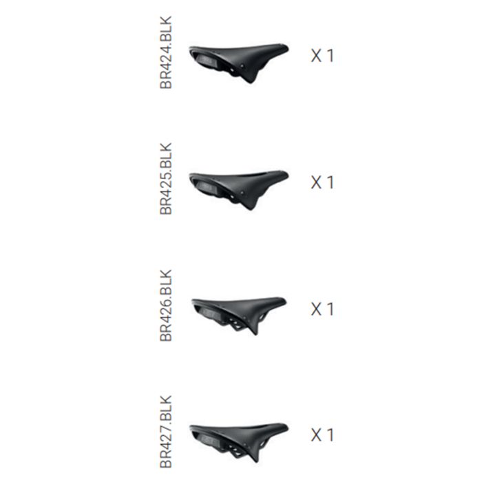 Brooks cambium kit 1 (4 selles d'essai)