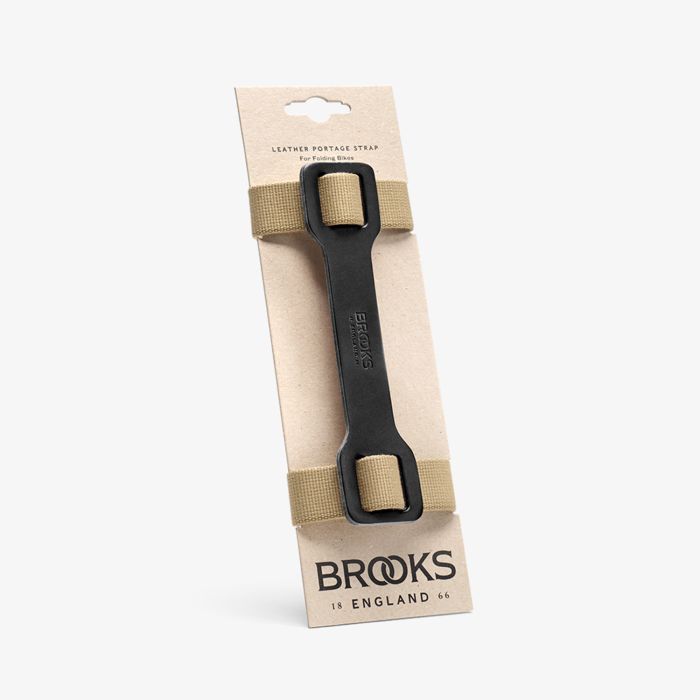 Sangle de portage en cuir Brooks - noir
