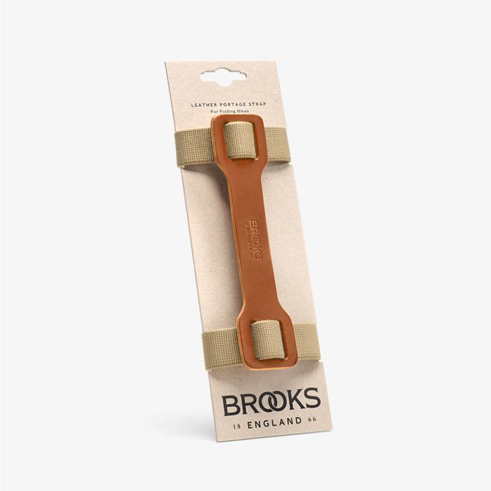 Sangle de portage en cuir Brooks - miel