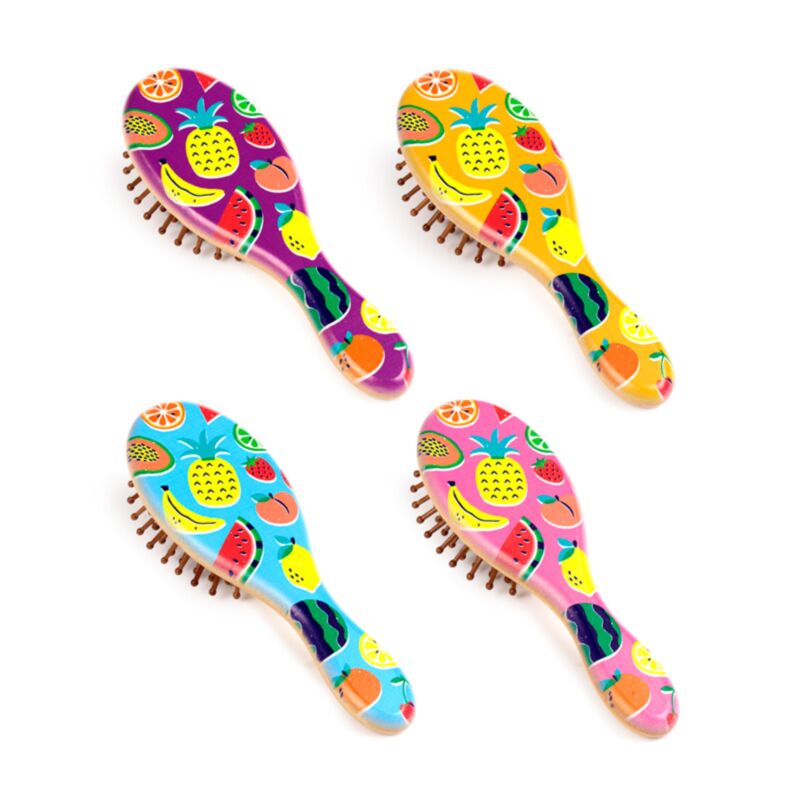 Fruit d'été Bambou Brosse à cheveux