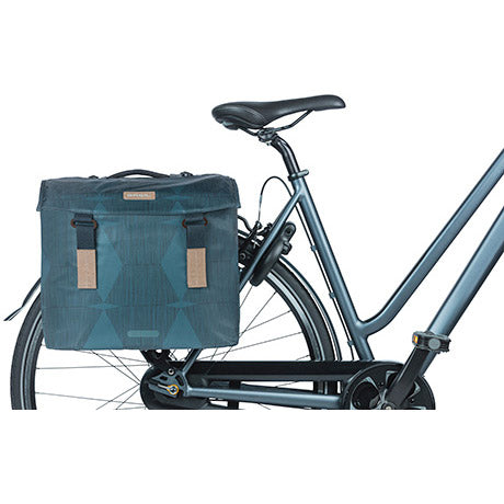 Basil Double Bag Elegance Mik 40-49L RPET BLUE