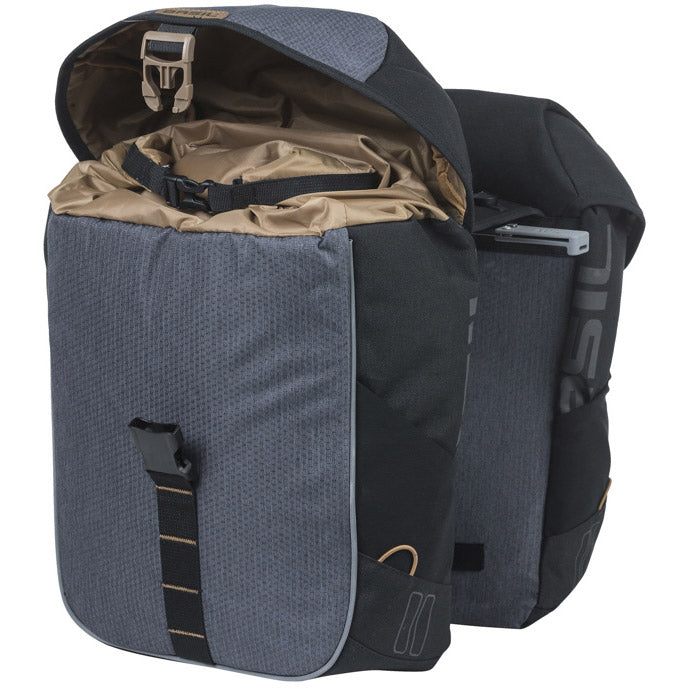 Sac à vélo de basilic Double miles noirs Mik 32L