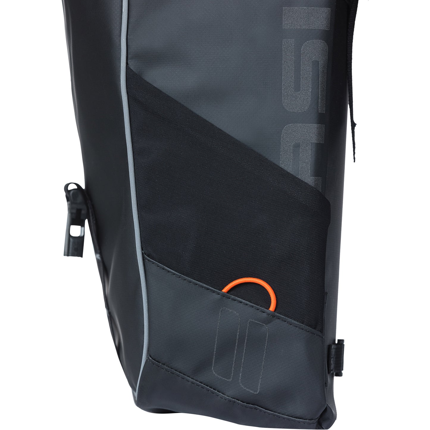 Sac à vélo de basilic Double Miles Tarpaulin Black Orange Mik 34L
