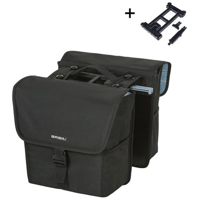 Sac de basilic Go mik double noir 32L