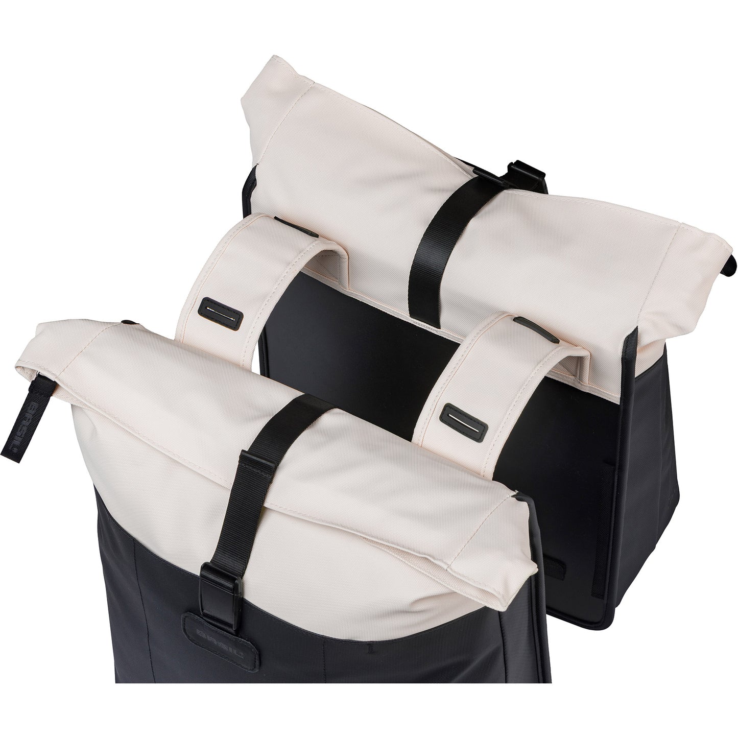 Basil sac double vive 28-35l blanc cassé noir