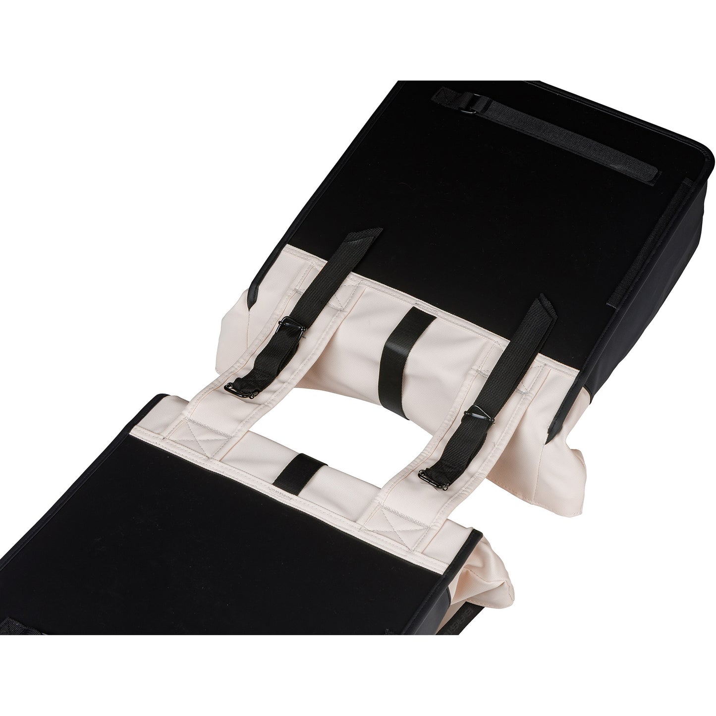 Basil sac double vive 28-35l blanc cassé noir