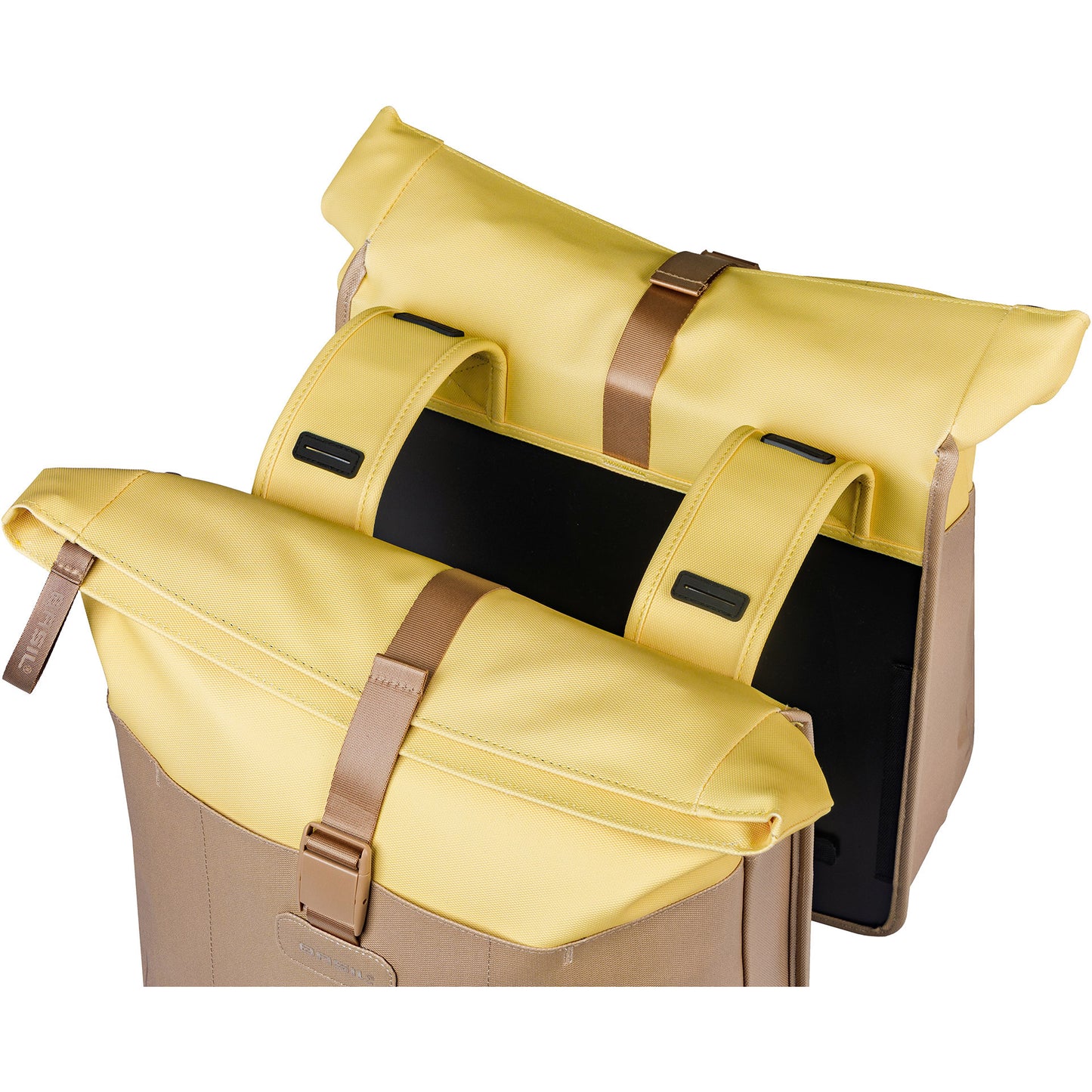 Basil tas vive double zand geel | 35l