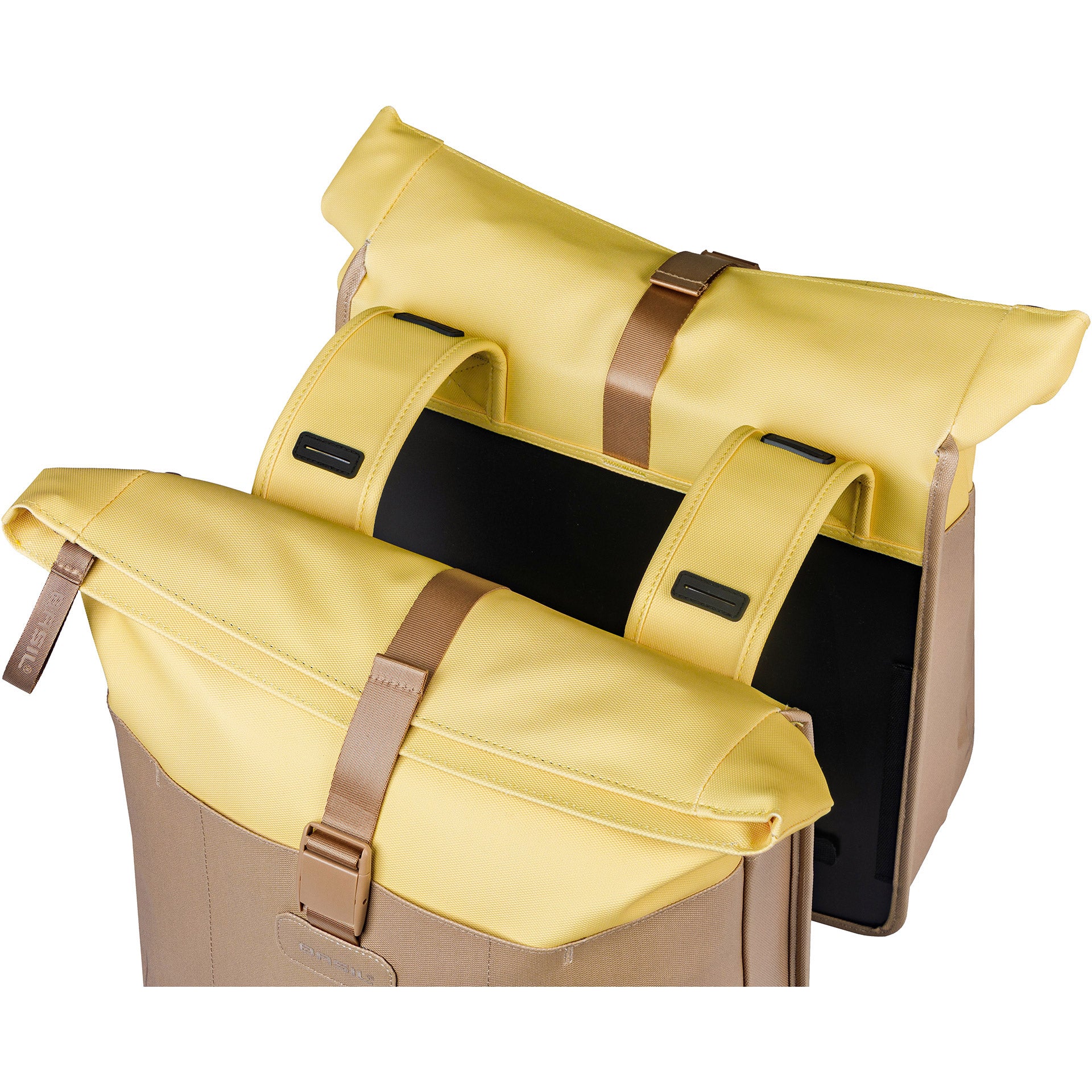 Basil tas vive double zand geel | 35l