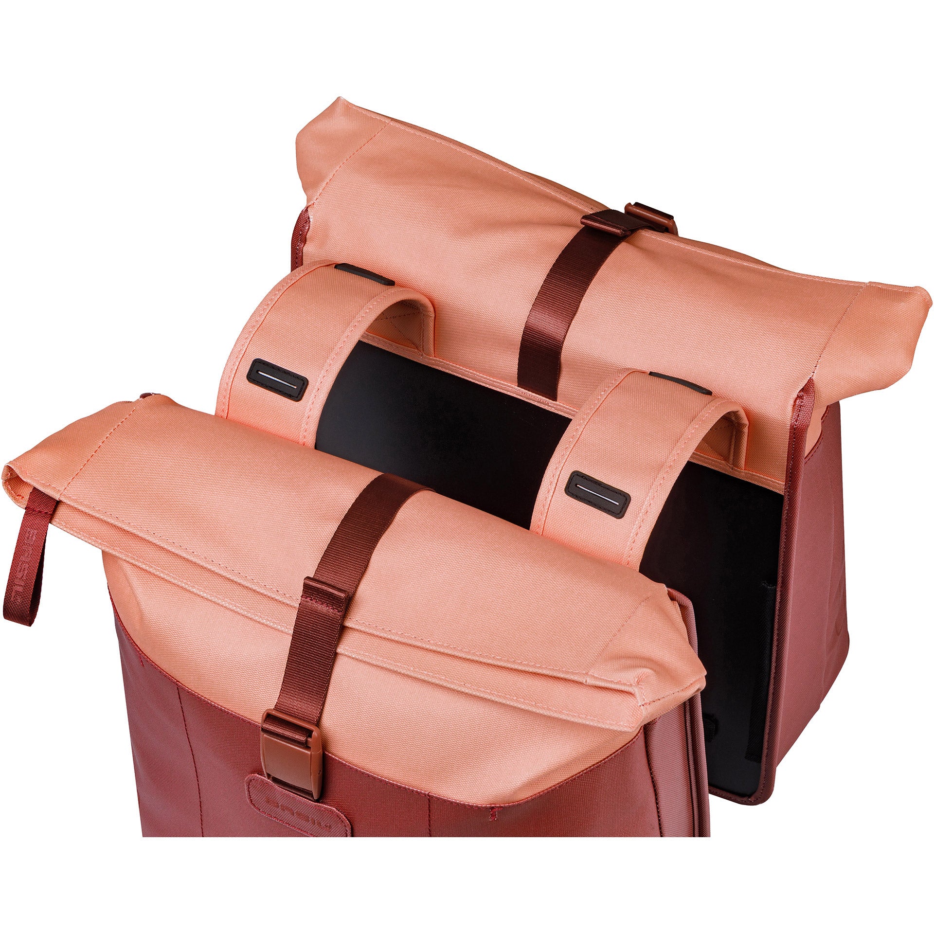 Sac Basil vive double bordeaux rose | 35l