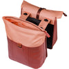 Sacoche de vélo double Basil vive mik 28-35l 14 x 30 x 38 cm - rose bordeaux