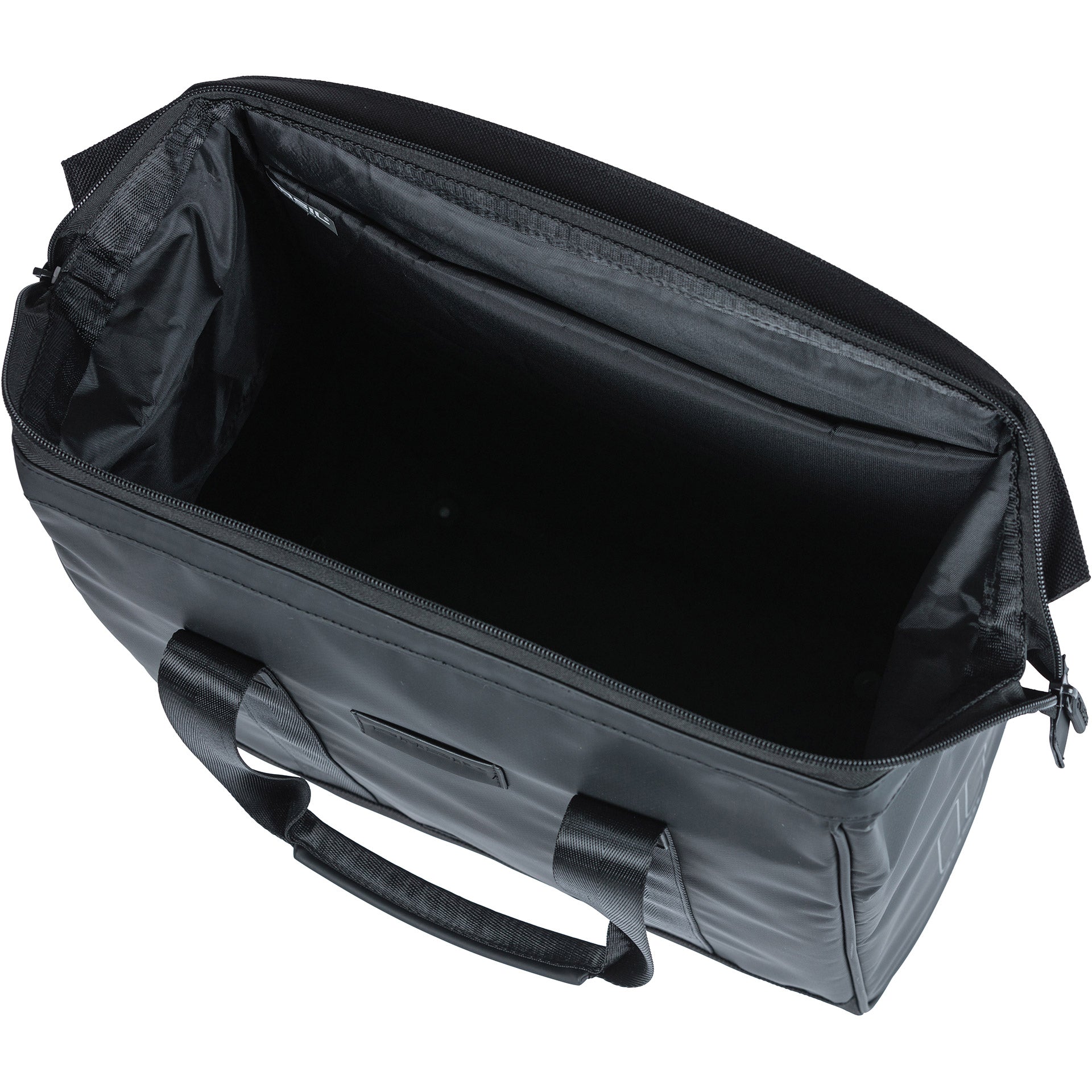 Basil sac grand bâche shopper noir mik crochets | 23l