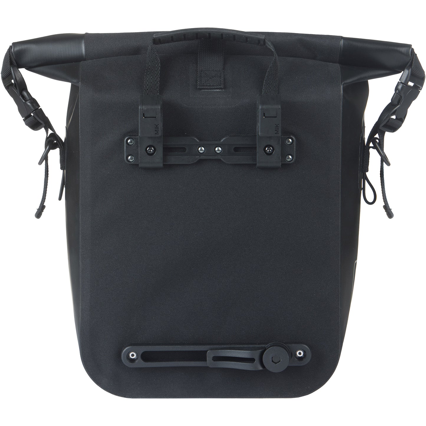 Basil sac navigateur m simple noir | crochets micro | 15l