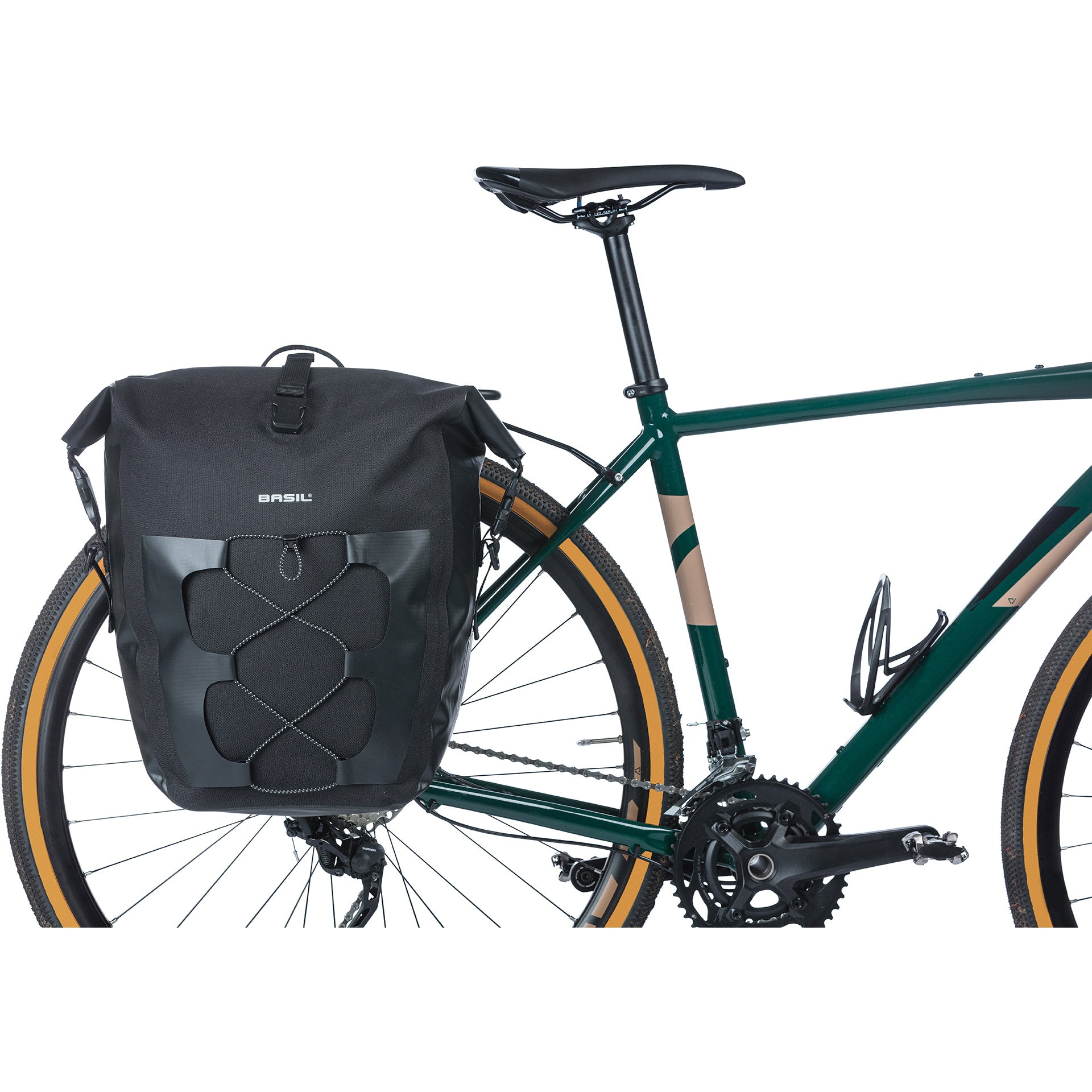 Basil sac unique navigateur étanche l mik 25-31l 14 x 26 x 42 cm - noir