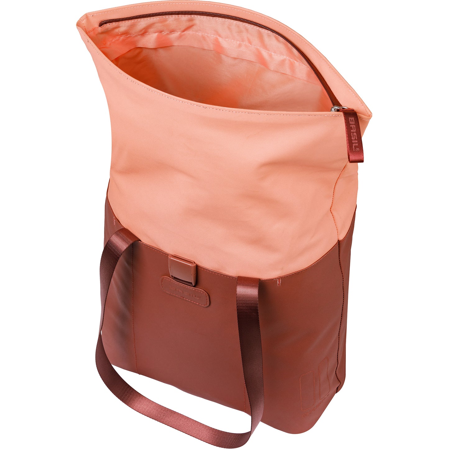 Basil shopper vive mik crochets 15-20l rose bordeaux