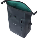 Basil sac de vélo simple rivo m bâche mik 12-15l 14 x 25 x 38 cm - noir - afbeelding 4