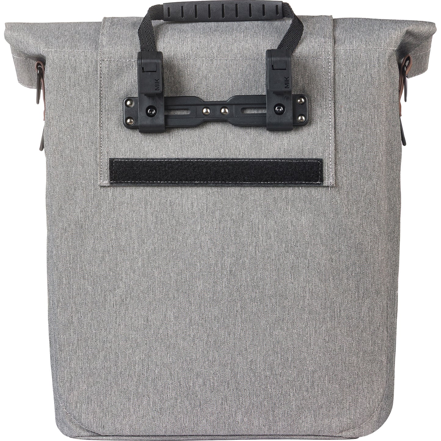 Basil sac city shopper gris | crochets micro | 16l