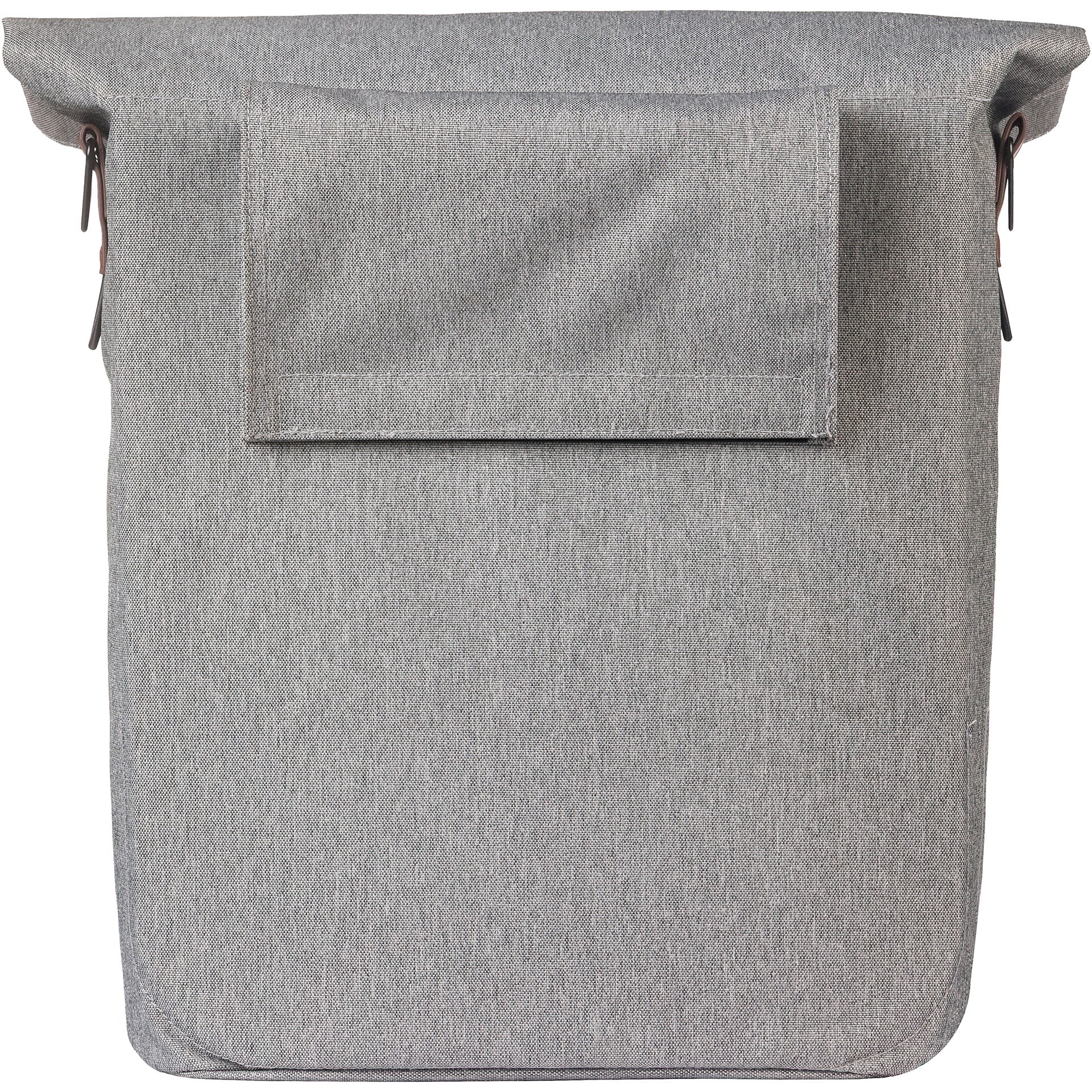 Basil sac city shopper gris | crochets micro | 16l