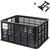 Basil Krat Groot 40L Mik Black recyclé