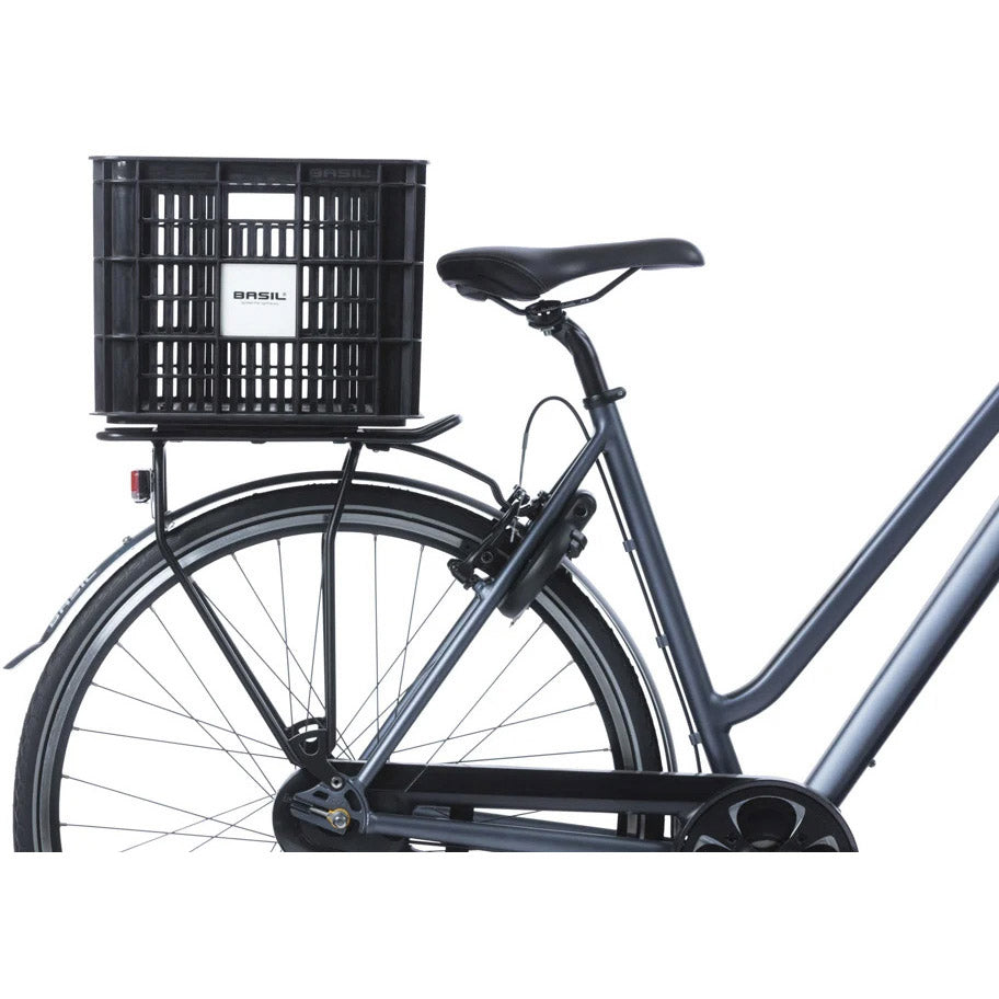 Basil Krat Groot 40L Mik Black recyclé