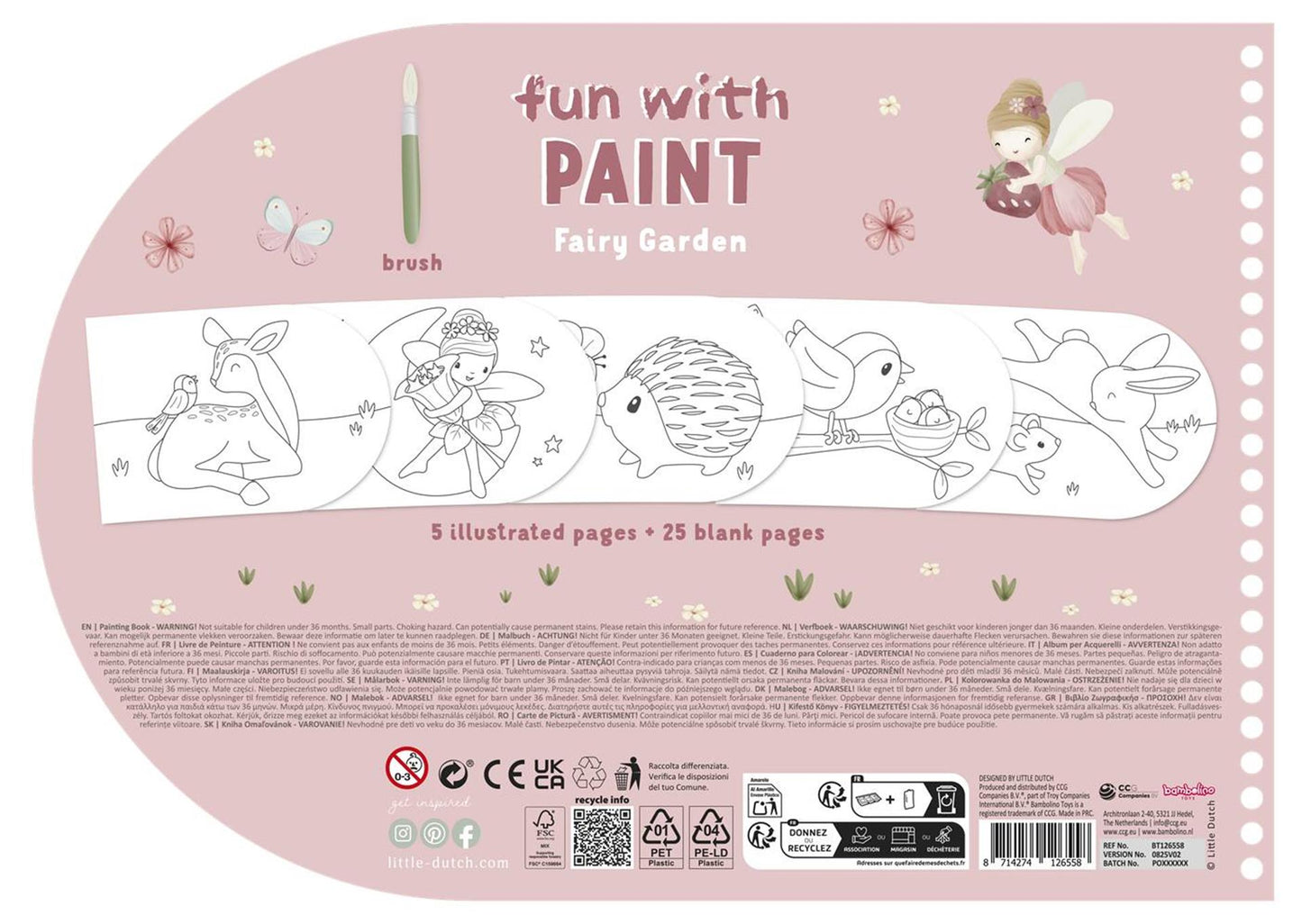 Little Dutch Paint Book Fairy Garden
