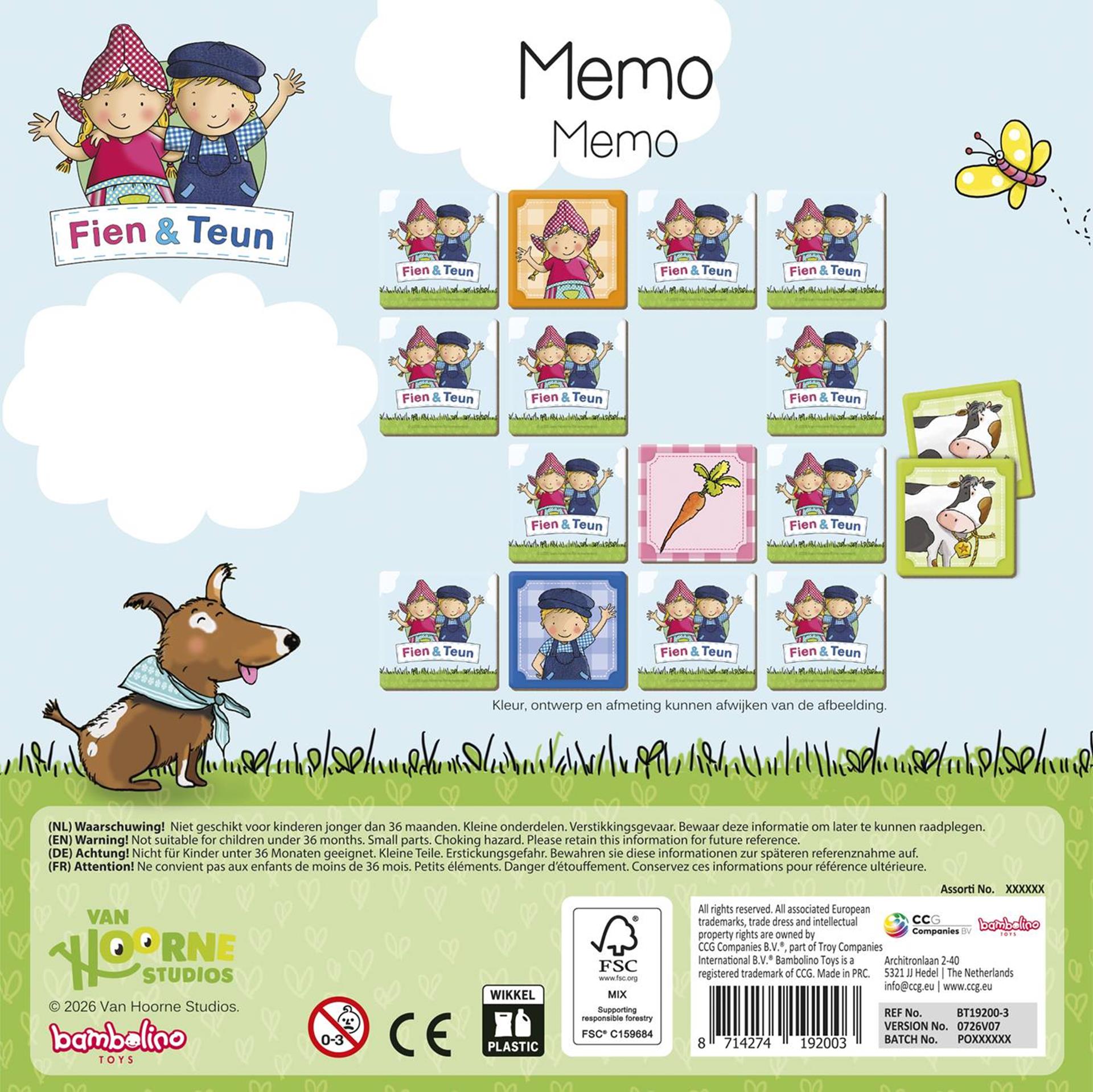 Bambolino Toys Fien Teun Mémo