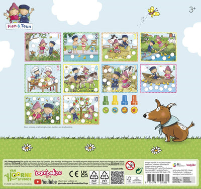 Fien et Teun Educational Stamp Ensemble 14 pièces