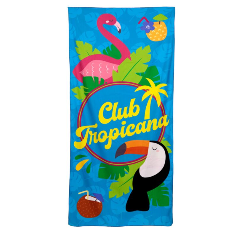 Flamingo Club Tropicana Microfiber Beach Tail