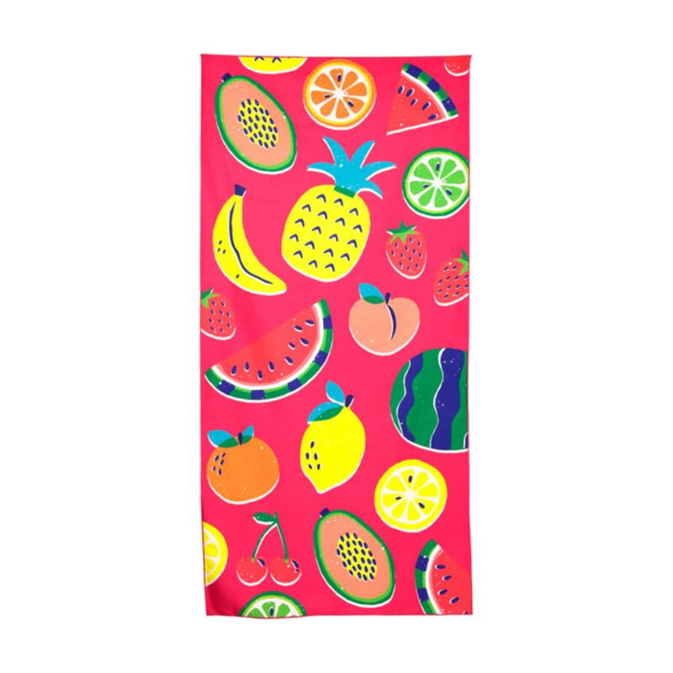 Serviette de plage en microfibre de fruits d'été