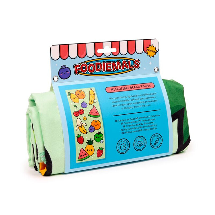 Foodiemals pastèque Summer Fruit Microfiber Beach Towel