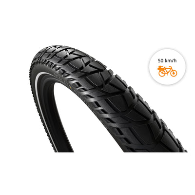 Scalato Tire Ruvido S 28 x 2,25 SW reflète