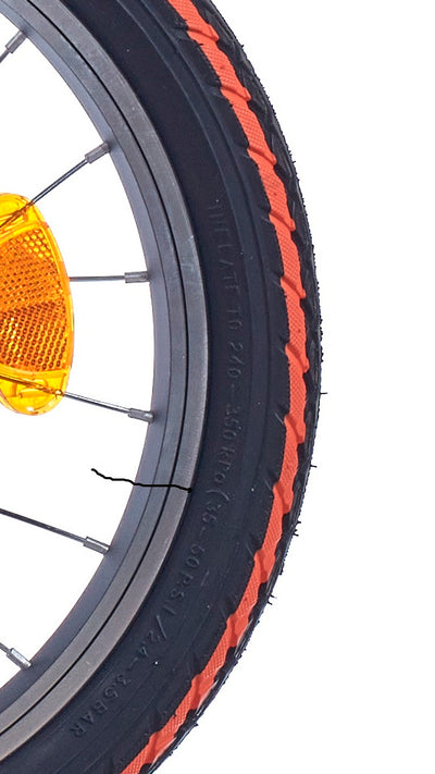 Deli Tire Tire Tire SA-206 16 x 1,75 Zw Stripe orange