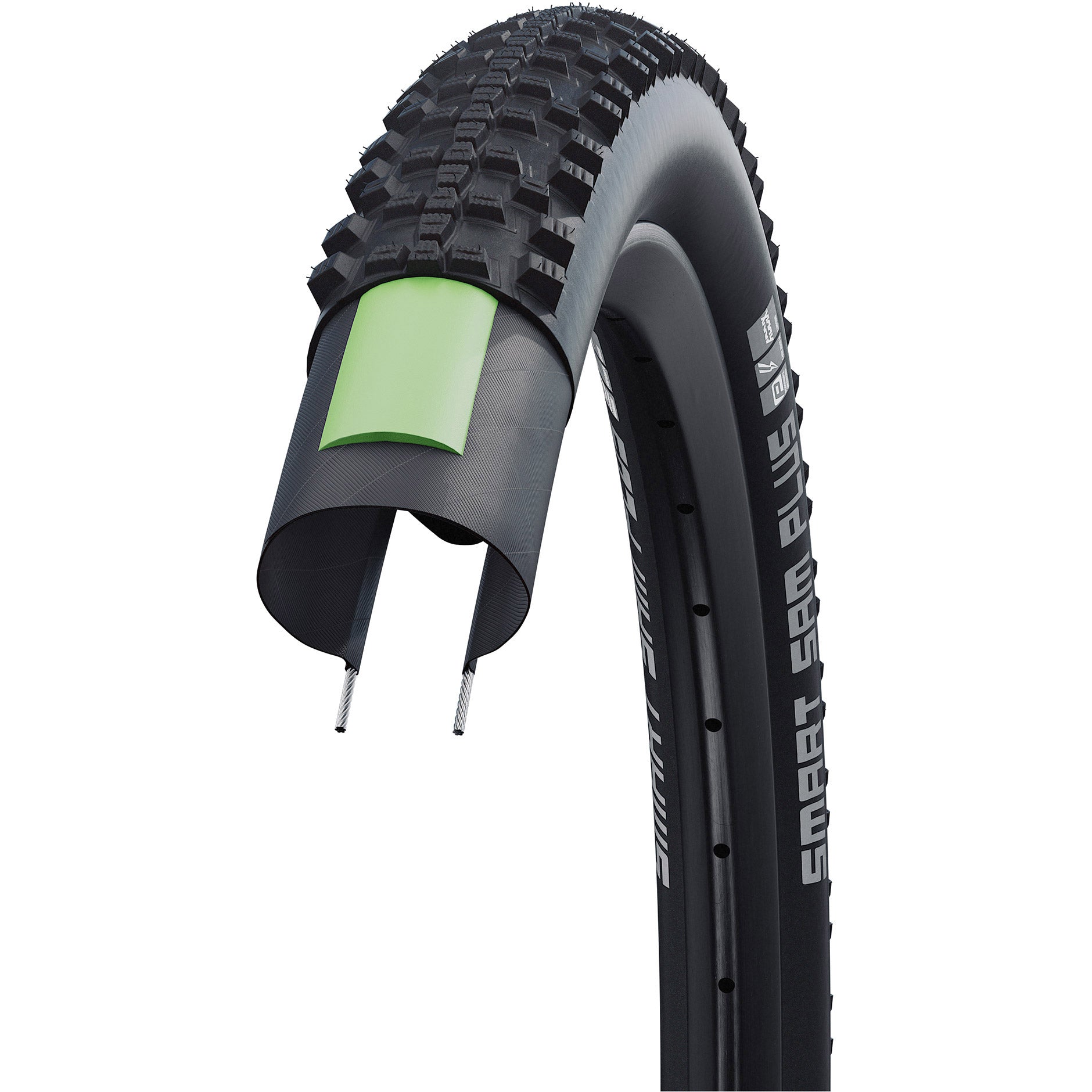 SCHWALBE SMART SAM EN TAUX EXTERNE 20X1.90 (47-406) K-Guard Black (label)