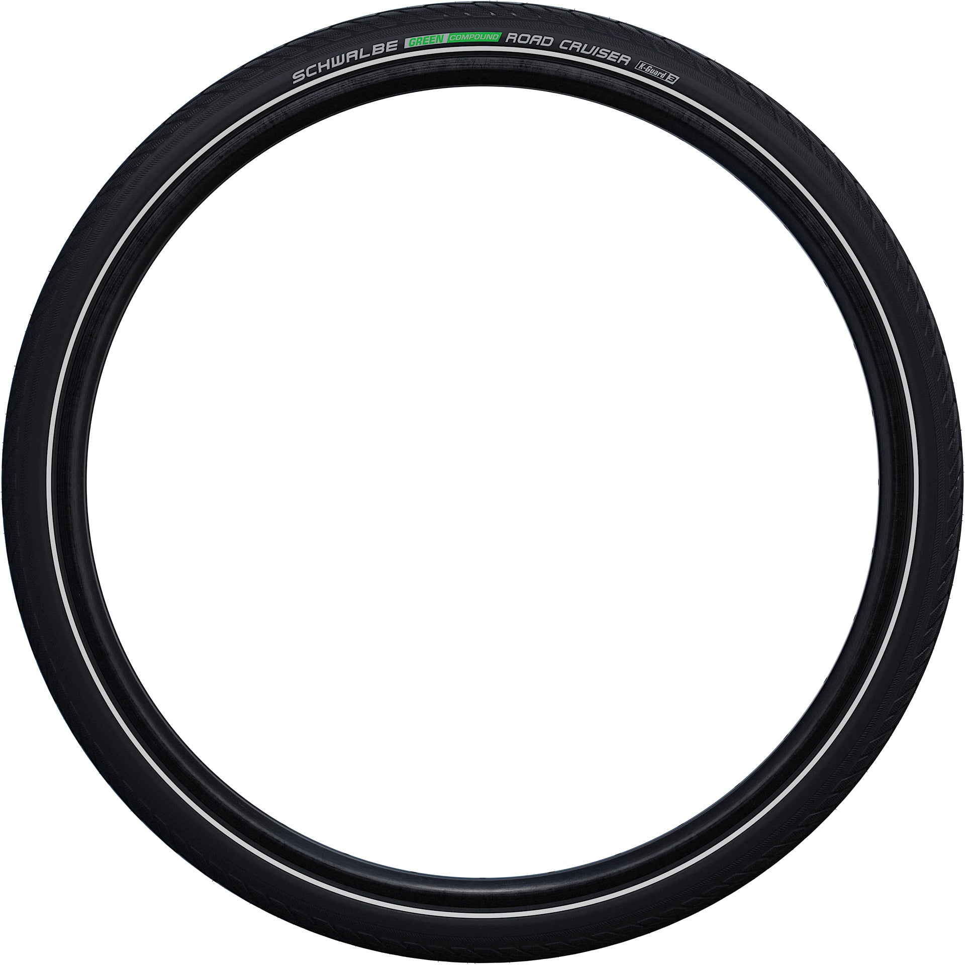 Schwalbe motion road cruiser 28x1,40 700x35c (37-622) filaire ligne active vert noir+reflex