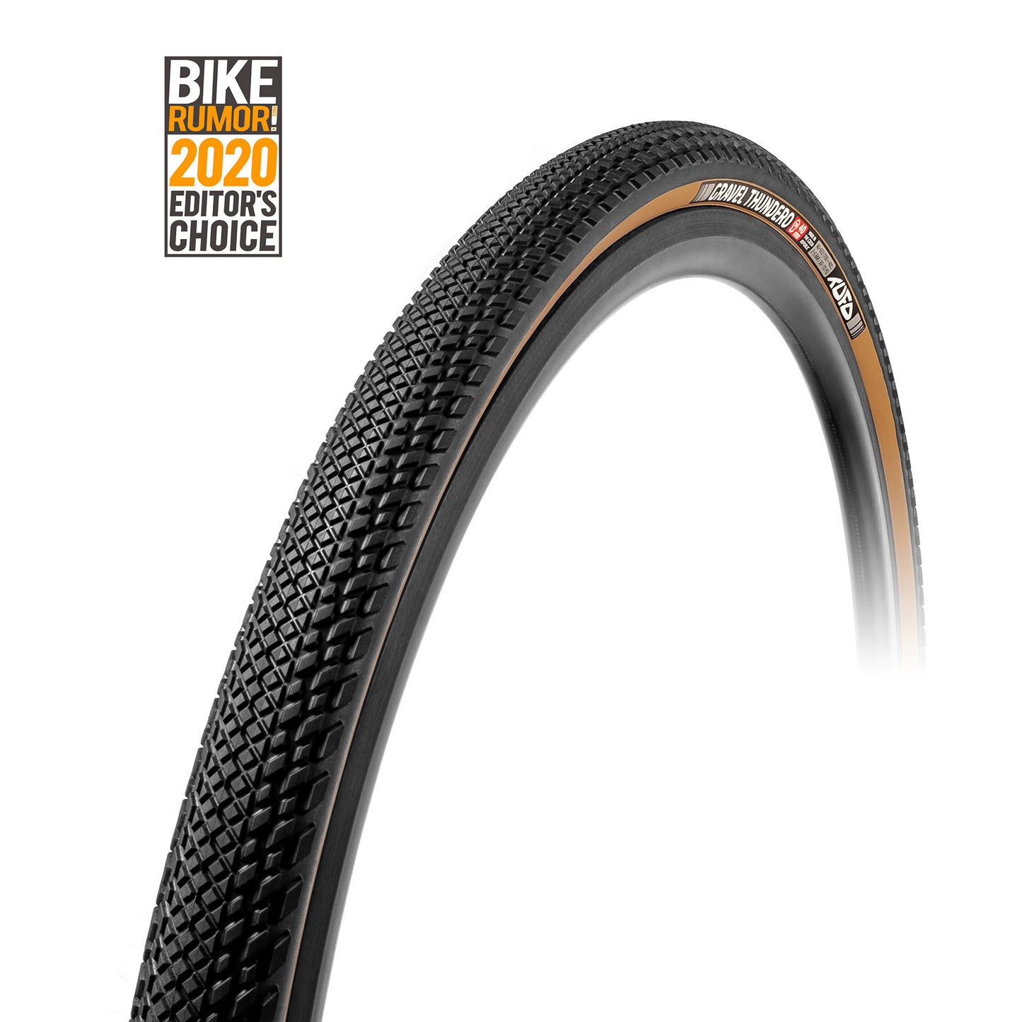 Tire extérieure (36-622) 700-36c Gravel Thundero Black Beige pliant pneu